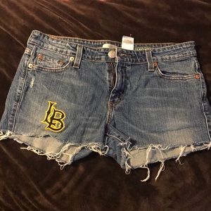 Jean Shorts w/ Long Beach State Logo